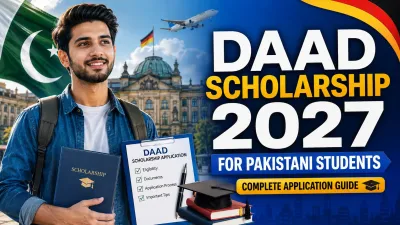 Pakistani students at a German university under the DAAD scholarship