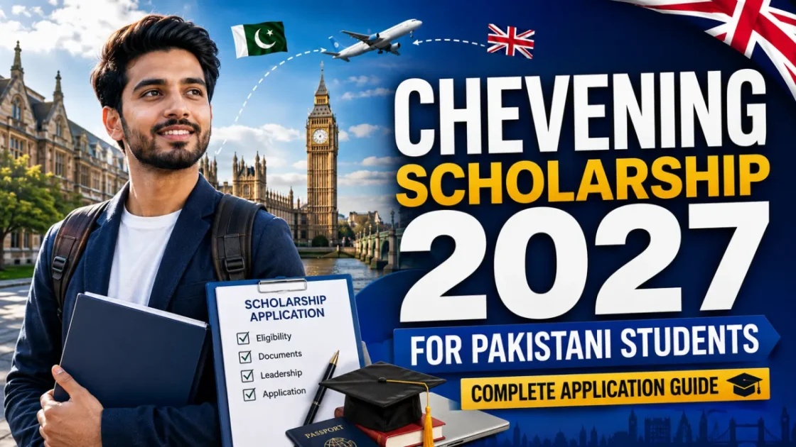 Pakistani students studying at a UK university under the Chevening Scholarship